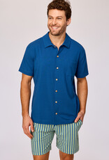 Woody Heren pyjama, donkerblauw