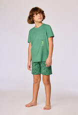 Woody Jongens-Heren pyjama, groen