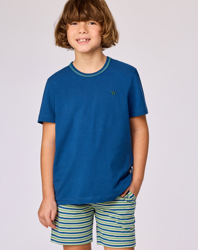 Woody Jongens-Heren pyjama, donkerblauw