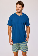 Woody Jongens-Heren pyjama, donkerblauw