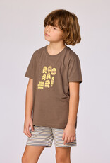 Woody Jongens-Heren pyjama, bruin