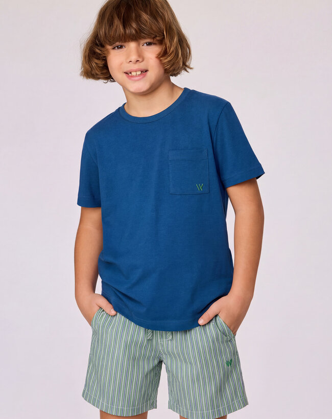 Woody Jongens-Heren pyjama, donkerblauw