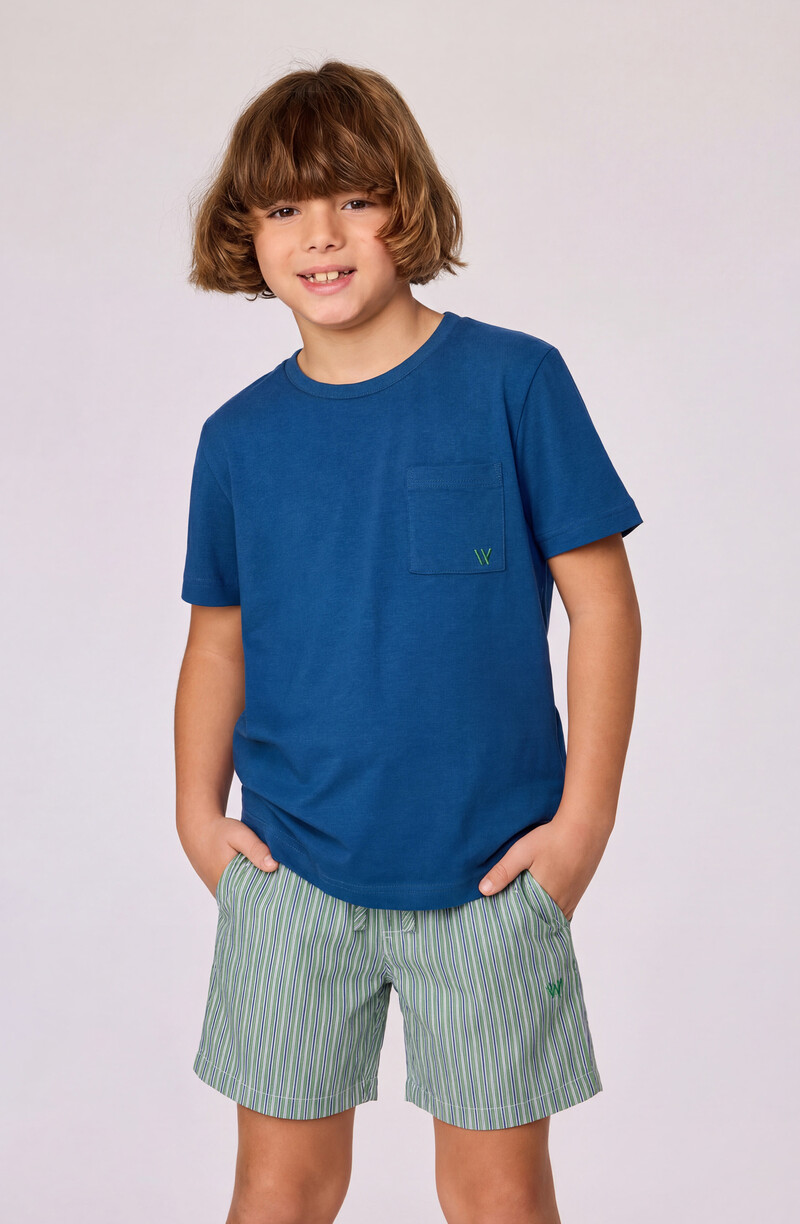 Woody Jongens-Heren pyjama, donkerblauw