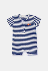 Woody Unisex jumpsuit, marineblauwe streep