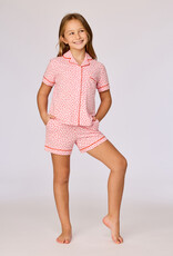 Woody Meisjes-Dames pyjama, plantjes print