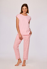 Woody Meisjes-Dames pyjama, lichtroze