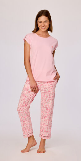 Woody Meisjes-Dames pyjama, lichtroze