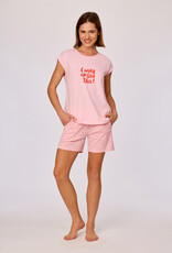 Woody Meisjes-Dames pyjama, lichtroze