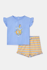 Woody Meisjes-Dames pyjama, blauw