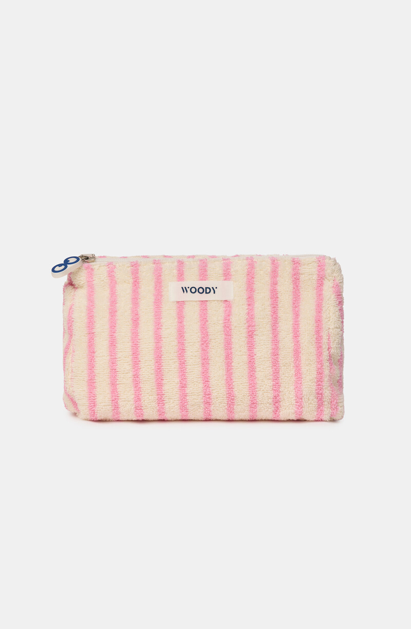Woody Tas, roze streep
