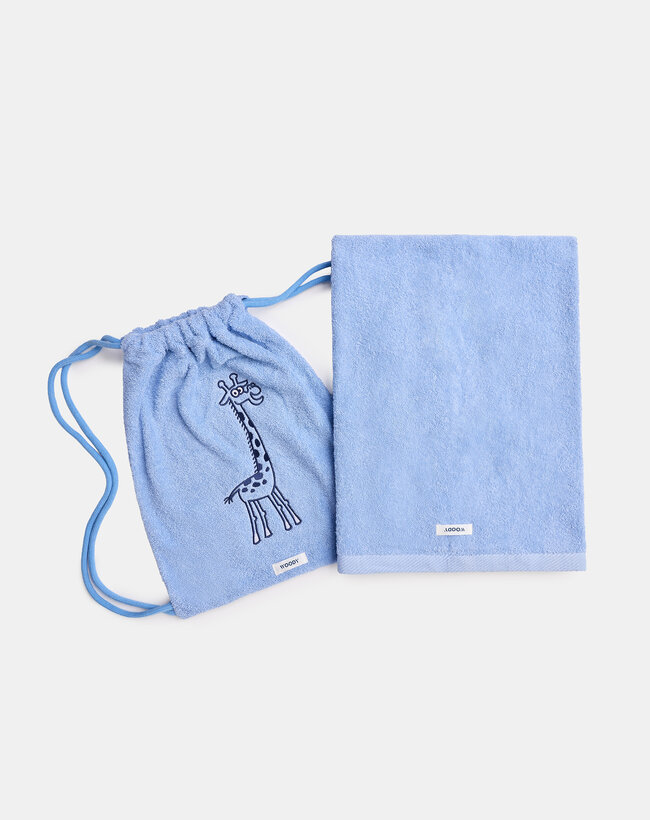 Woody Handdoek, blauw