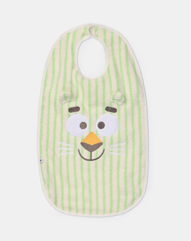 Woody Slabbetje, groene streep