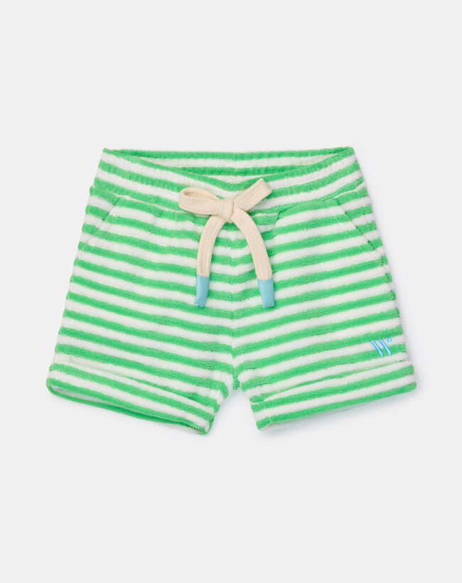 Woody short, groene streep