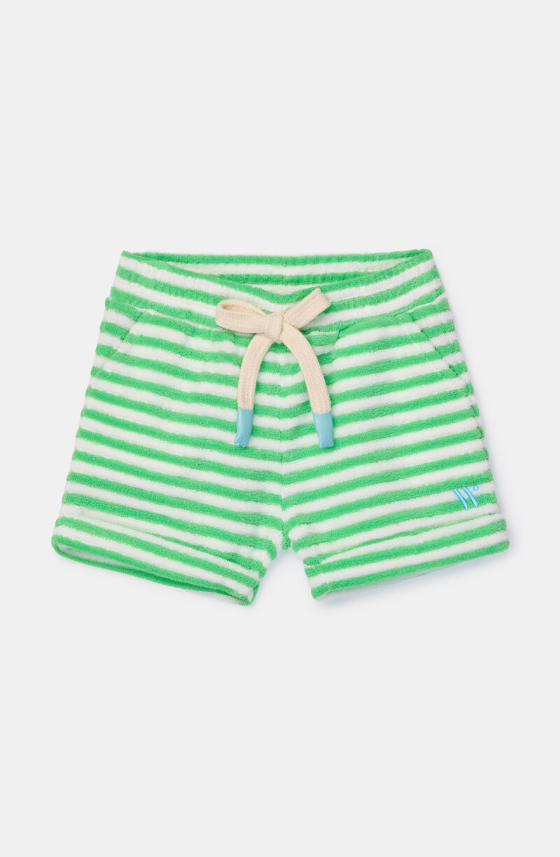Woody short, groene streep