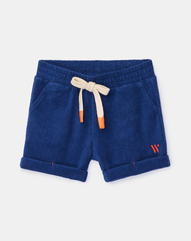 Woody short, donkerblauw