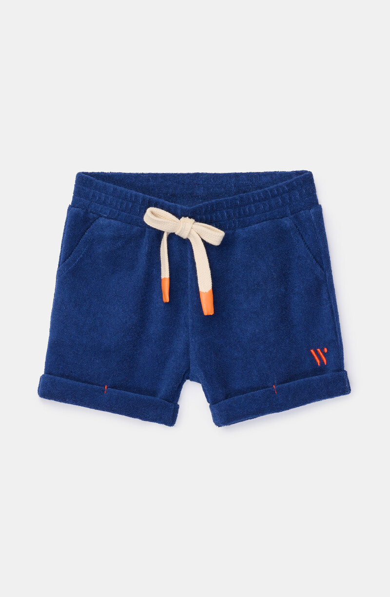 Woody short, donkerblauw