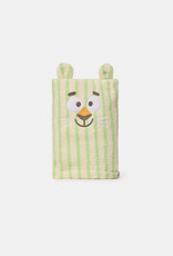Woody Washandje, groene streep