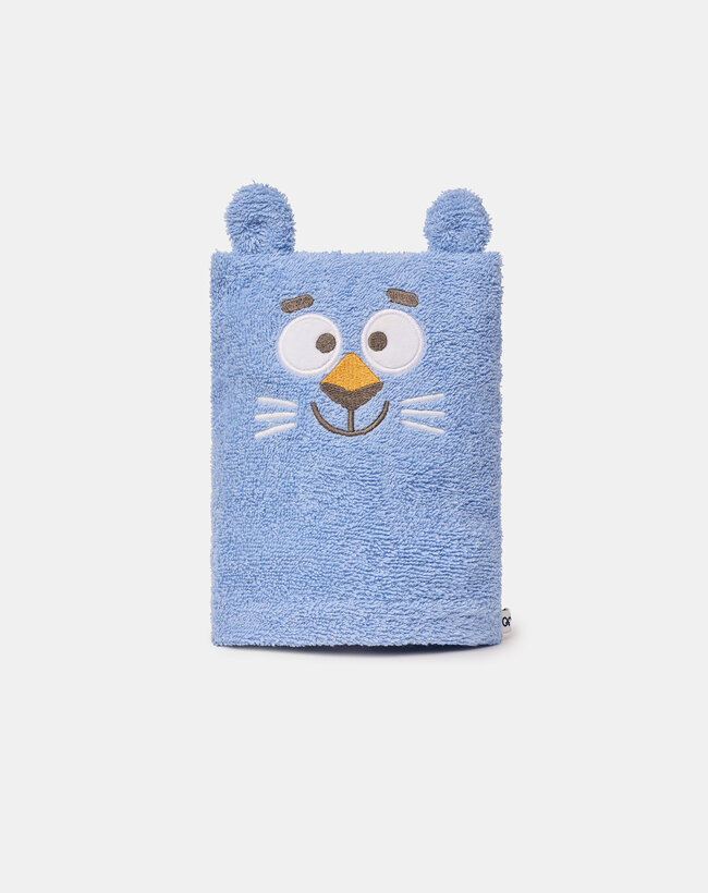 Woody Washandje, blauw