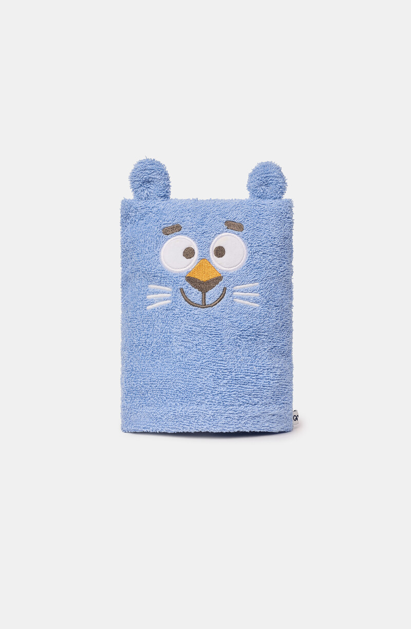 Woody Washandje, blauw