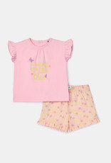 Woody Meisjes-Dames pyjama, lichtroze