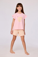 Woody Meisjes-Dames pyjama, lichtroze
