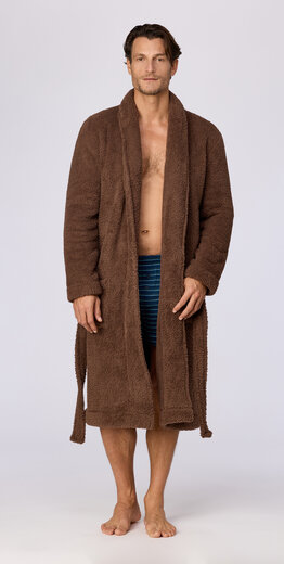 Woody Heren kamerjas, bruin