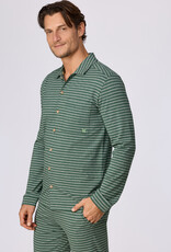 Woody Heren pyjama, groene streep