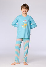 Woody Jongens-Heren pyjama, blauw