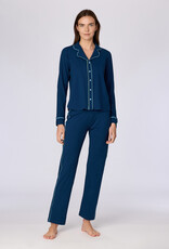 Woody Dames pyjama, donkerblauw