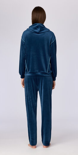 Woody Dames huispak, donkerblauw