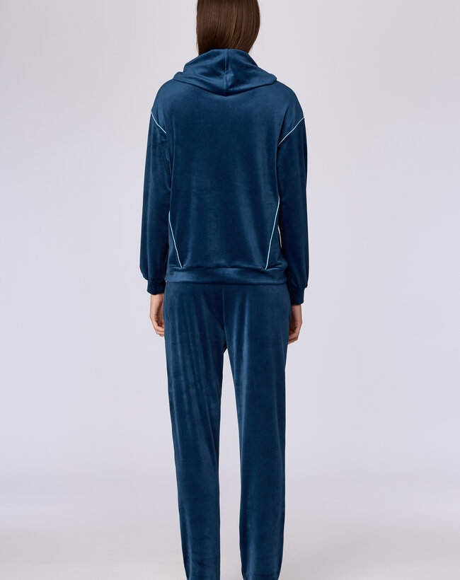 Woody Dames huispak, donkerblauw