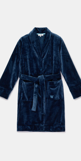 Woody Dames kamerjas, donkerblauw