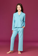 Woody Meisjes-Dames pyjama, blauw