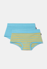 Woody Meisjes boxer, blauwe streep + blauw