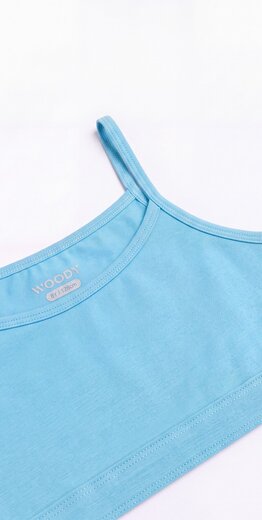 Woody Topje, blauw