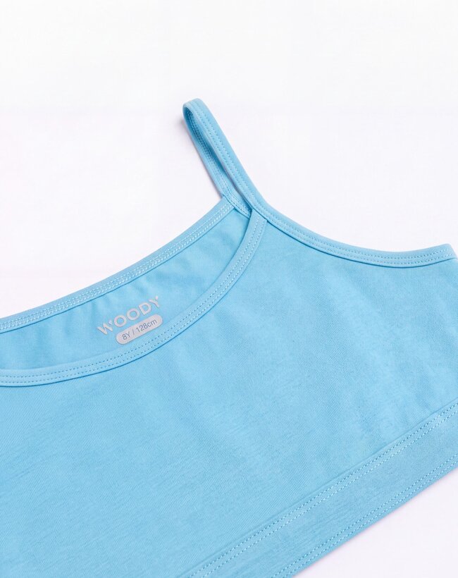 Woody Topje, blauw