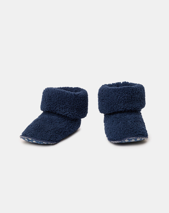 Woody Pantoffels, donkerblauw