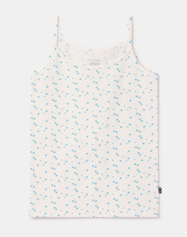 Woody Meisjes Singlet, sterrenprint