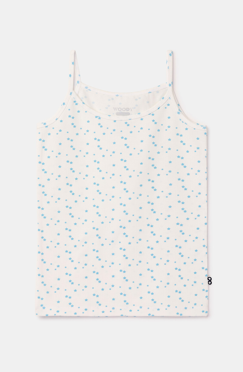 Woody Meisjes Singlet, sterrenprint