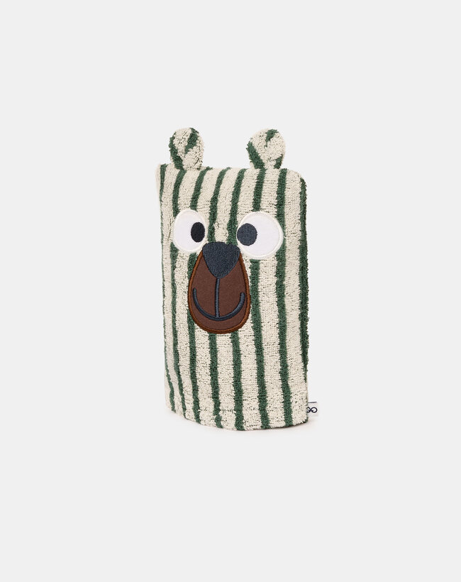 Woody Washandje, beer