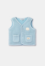 Woody Unisex bodywarmer, lichtblauw