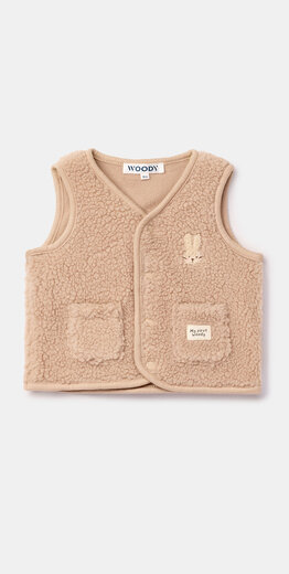 Woody Unisex bodywarmer, beige