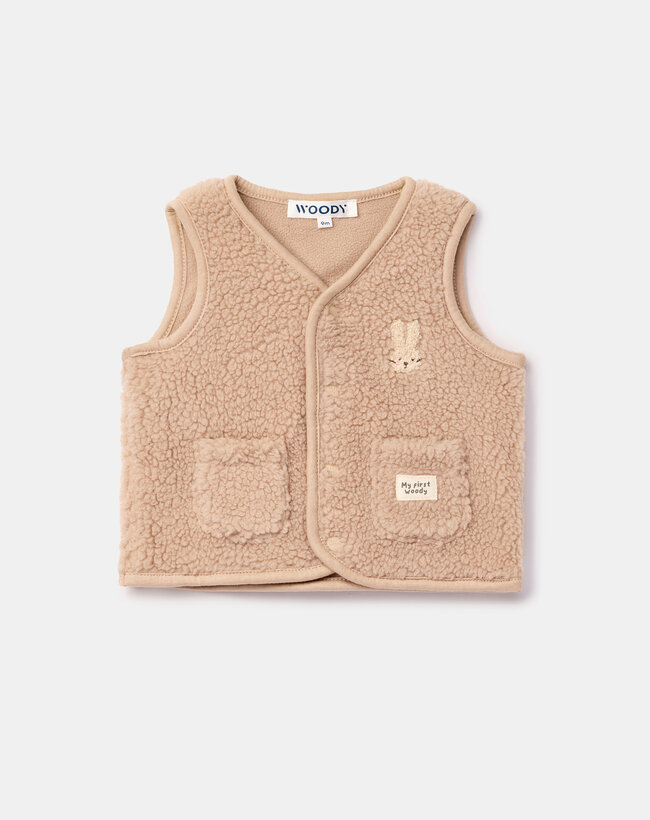 Woody Unisex bodywarmer, beige