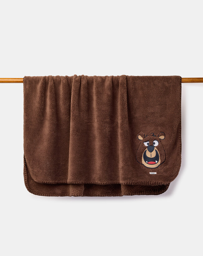 Woody plaid, bruin