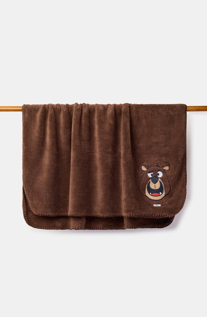 Woody plaid, bruin