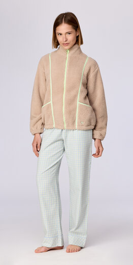 Woody Dames korte jas, beige