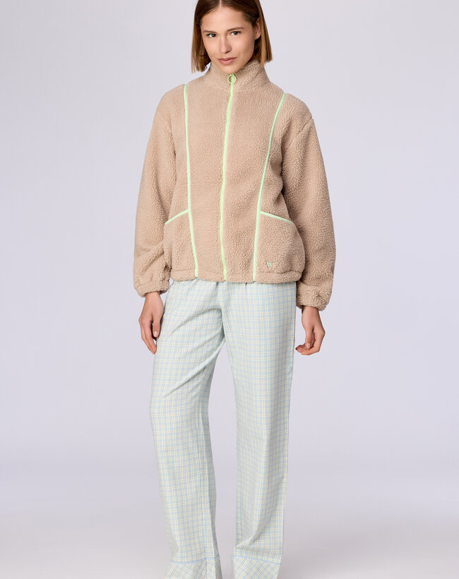 Woody Dames korte jas, beige