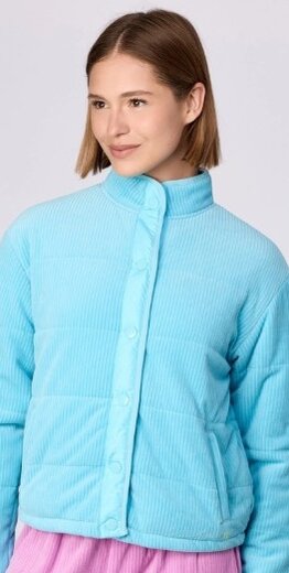Woody Dames korte jas, blauw