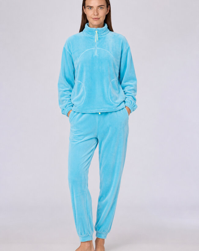 Woody Dames huispak, blauw