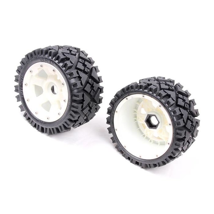 RovanSports 5B rear terrian tyres set with nylon hub AIT 170x80 (2pcs.)